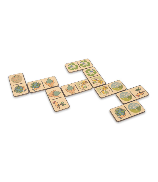 Domino Ecoworld, beżowy