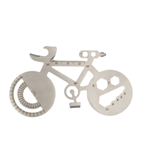Narzędzie wielofunkcyjne Cyclist, srebrny