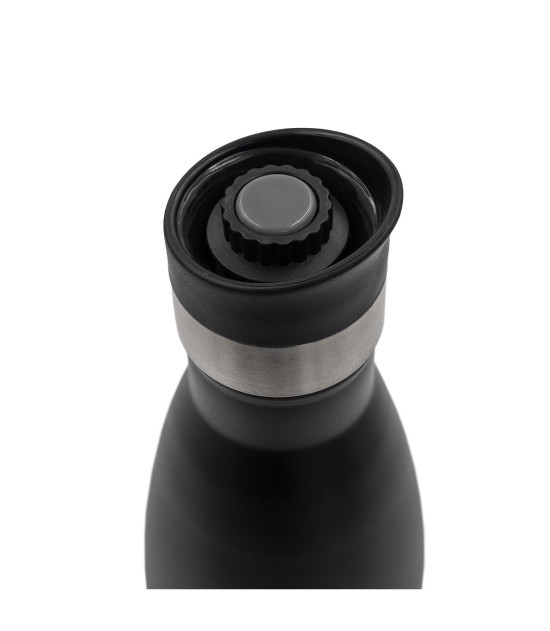 Butelka termiczna z ustnikiem 360° Yakima 550 ml, czarny