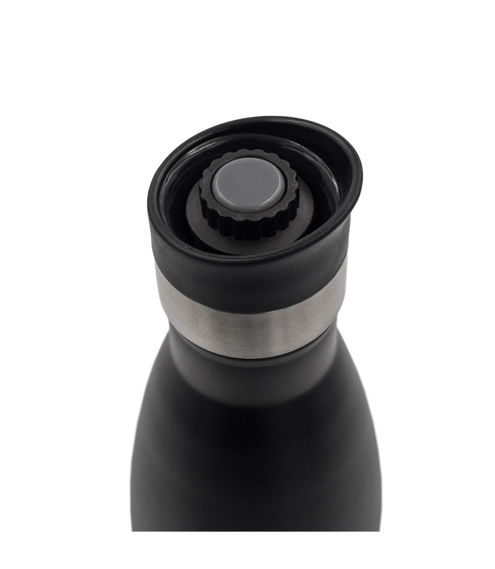 Butelka termiczna z ustnikiem 360° Yakima 550 ml, czarny