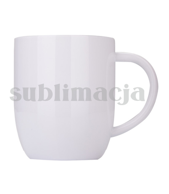 Kubek stalowy Day Alis z powłoką sublimacyjną 350 ml, biały