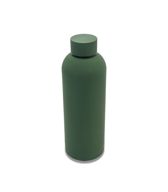 Butelka termiczna Mendoza 500 ml, ciemny zielony