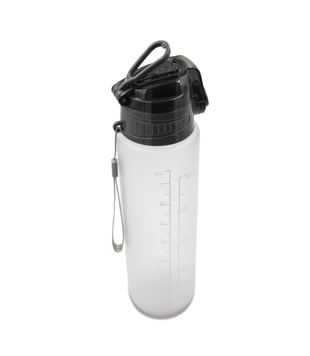 Bidon motywacyjny z tritanu Keepgoing 1000 ml, transparentny