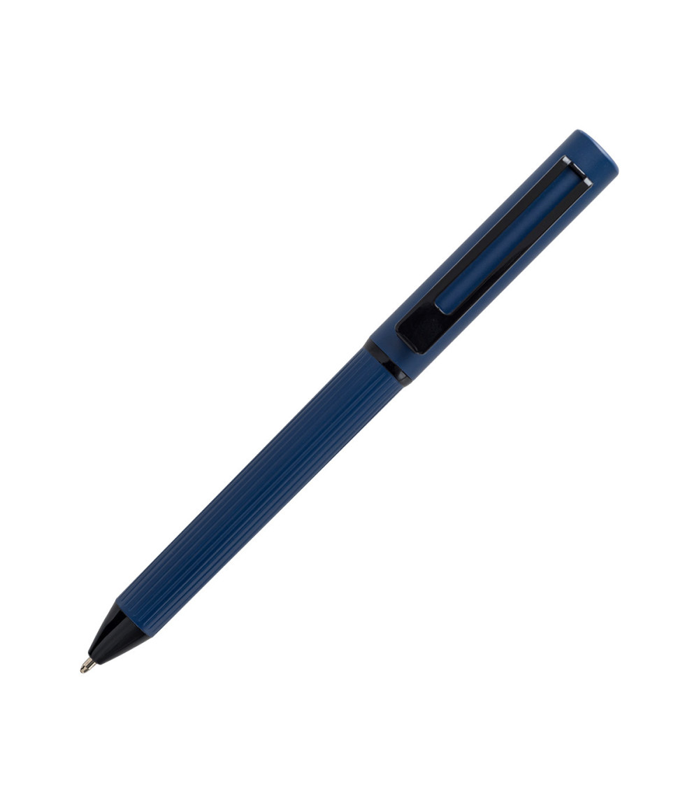 Zestaw upominkowy notes z długopisem Lovina, granatowy