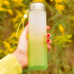 Butelka szklana Invigorate 400 ml, zielony 