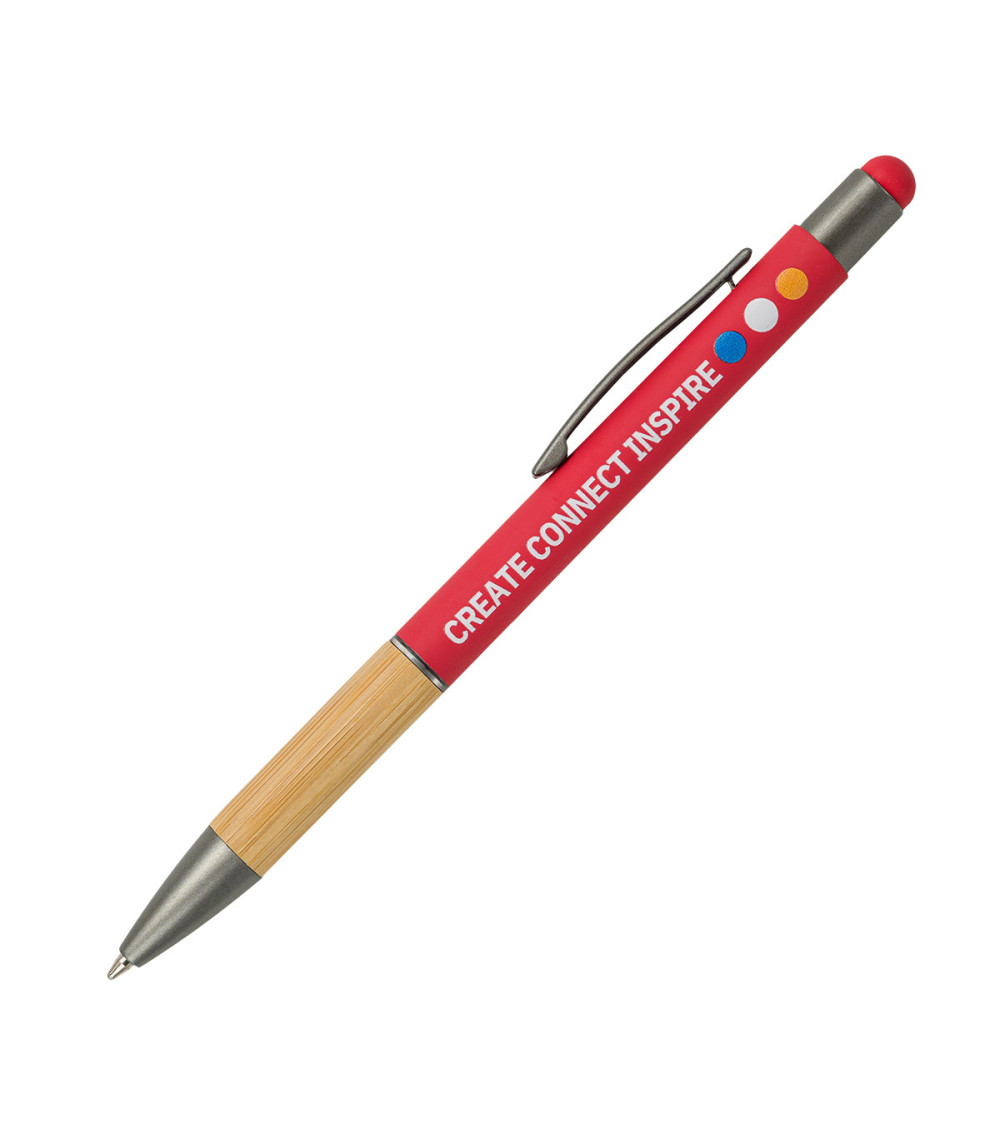 Długopis aluminiowy Kanuri, czerwony