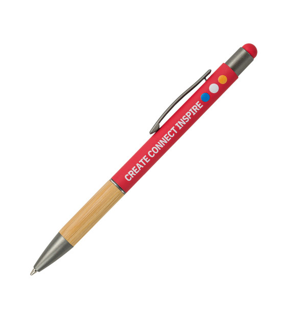 Długopis aluminiowy Kanuri, czerwony