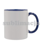 Kubek z powłoką sublimacyjną Gaeta 330 ml, granatowy