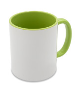 Kubek z powłoką sublimacyjną Gaeta 330 ml, jasny zielony