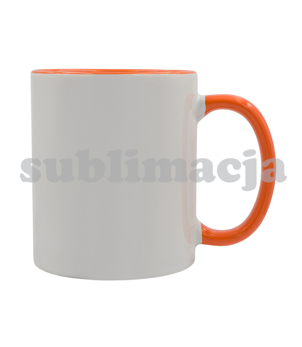 Kubek z powłoką sublimacyjną Gaeta 330 ml, pomarańczowy