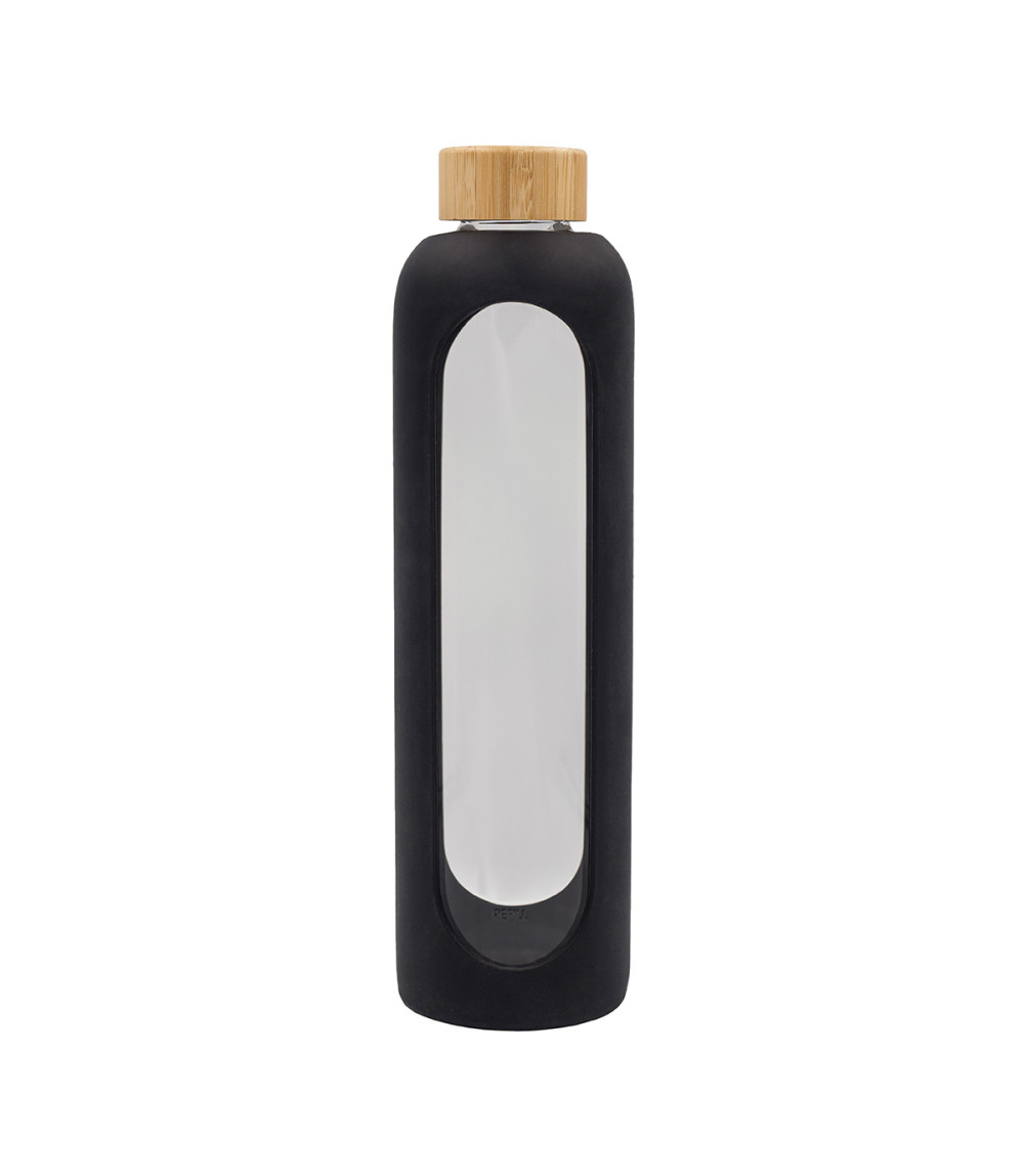 Butelka ze szkła borokrzemowego Richmond 1100 ml, czarny