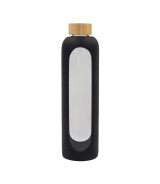Butelka ze szkła borokrzemowego Richmond 1100 ml, czarny