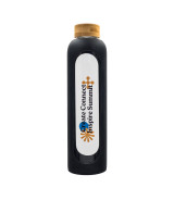 Butelka ze szkła borokrzemowego Richmond 1100 ml, czarny