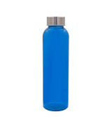 Kolorowa, szklana butelka Aqua Kuba 500 ml, niebieski