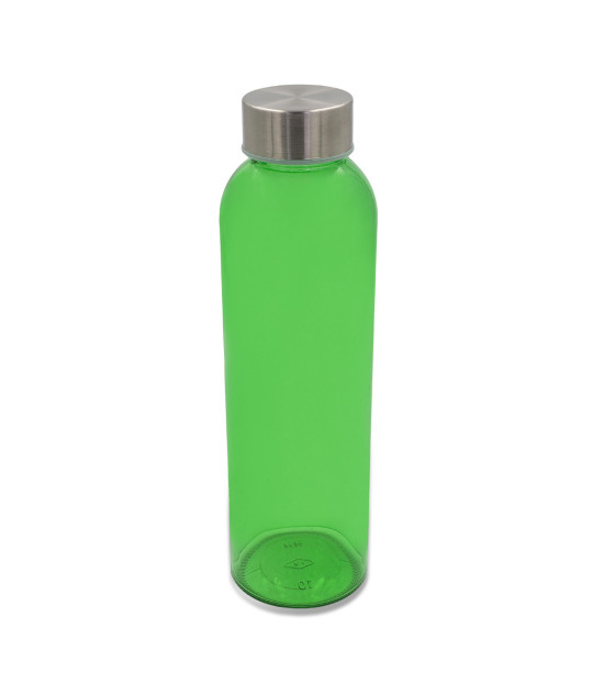 Kolorowa, szklana butelka Aqua Kuba 500 ml, zielony