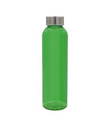 Kolorowa, szklana butelka Aqua Kuba 500 ml, zielony