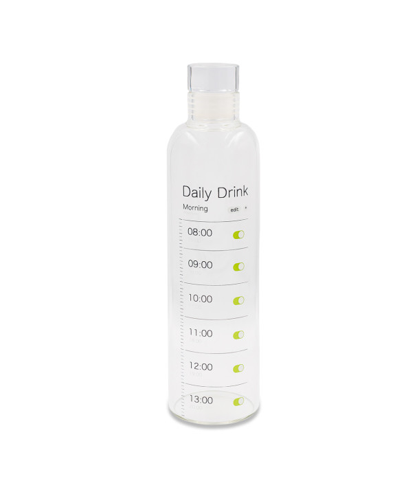 Butelka ze szkła borokrzemowego Wimbledon 550 ml, transparentny