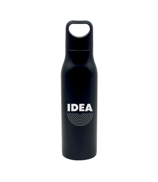 Butelka stalowa Bary 800 ml, czarny