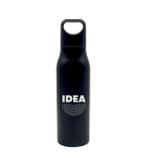 Butelka stalowa Bary 800 ml, czarny
