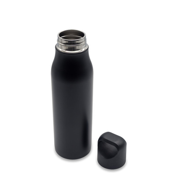 Butelka stalowa Bary 800 ml, czarny