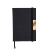 Notes A5, w oprawie z materiału RPET, Westminster, czarny