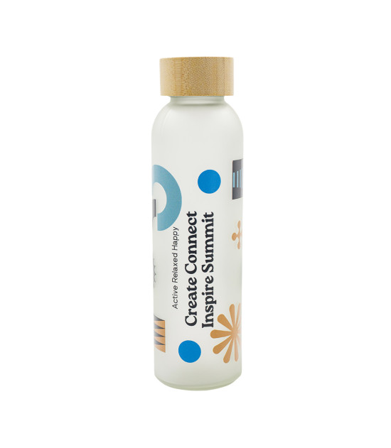 Butelka szklana Melbourne 500 ml, biały