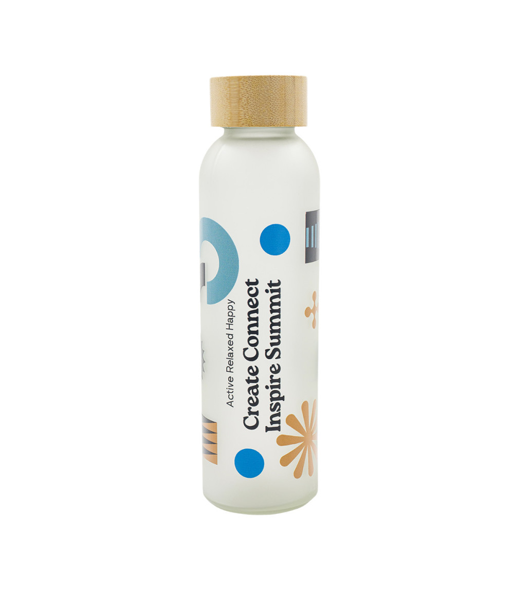 Butelka szklana Melbourne 500 ml, biały