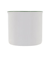 Kubek z powłoką sublimacyjną Ars 400 ml, ciemny zielony