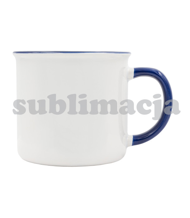 Kubek z powłoką sublimacyjną Ars 400 ml, granatowy