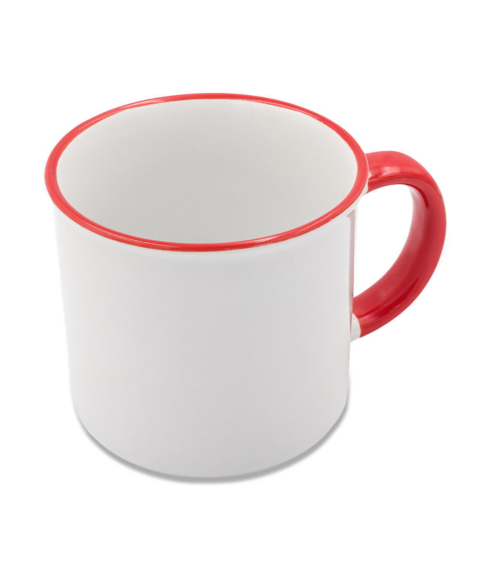 Kubek z powłoką sublimacyjną Ars 400 ml, czerwony