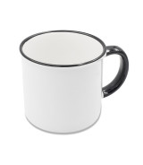 Kubek z powłoką sublimacyjną Ars 400 ml, czarny