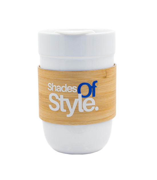 Kubek ceramiczny Skive 500 ml, biały