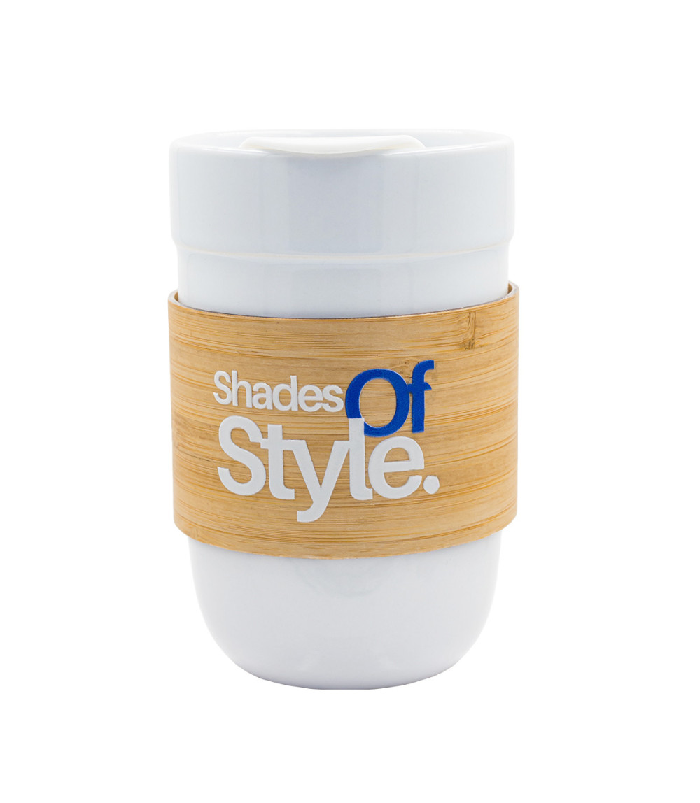 Kubek ceramiczny Skive 500 ml, biały