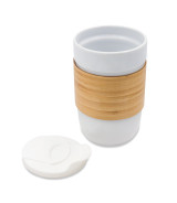 Kubek ceramiczny Skive 500 ml, biały