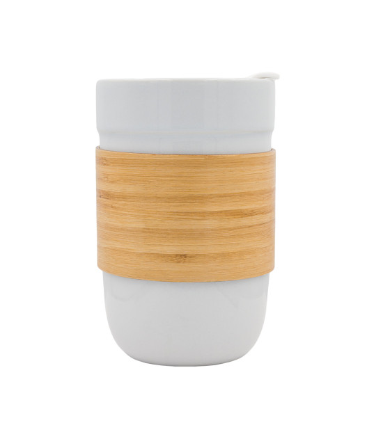 Kubek ceramiczny Skive 500 ml, biały