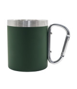 Kubek stalowy Magaro 300 ml, ciemny zielony