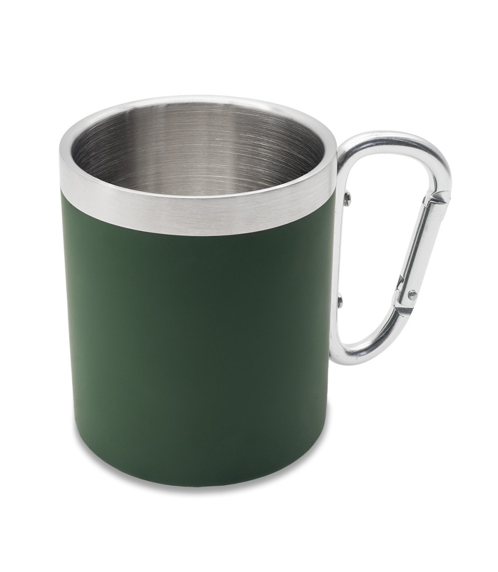 Kubek stalowy Magaro 300 ml, ciemny zielony
