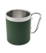 Kubek stalowy Magaro 300 ml, ciemny zielony