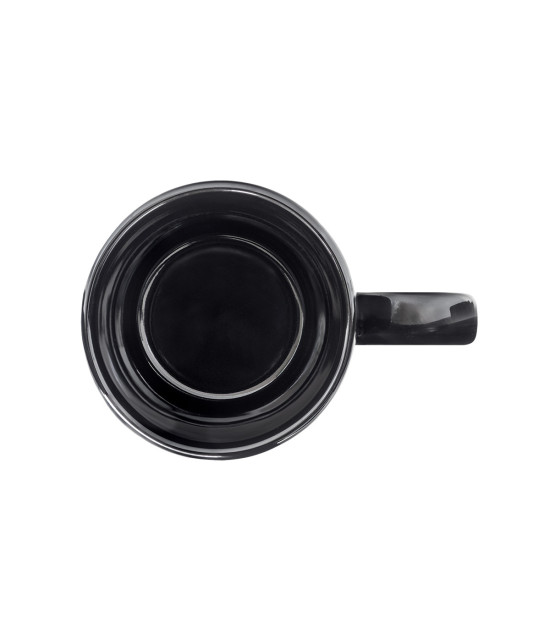 Kubek ceramiczny Pery 480 ml, czarny