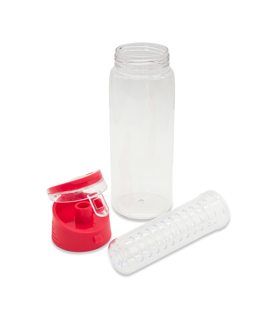 Bidon Fruvita 700ml, czerwony