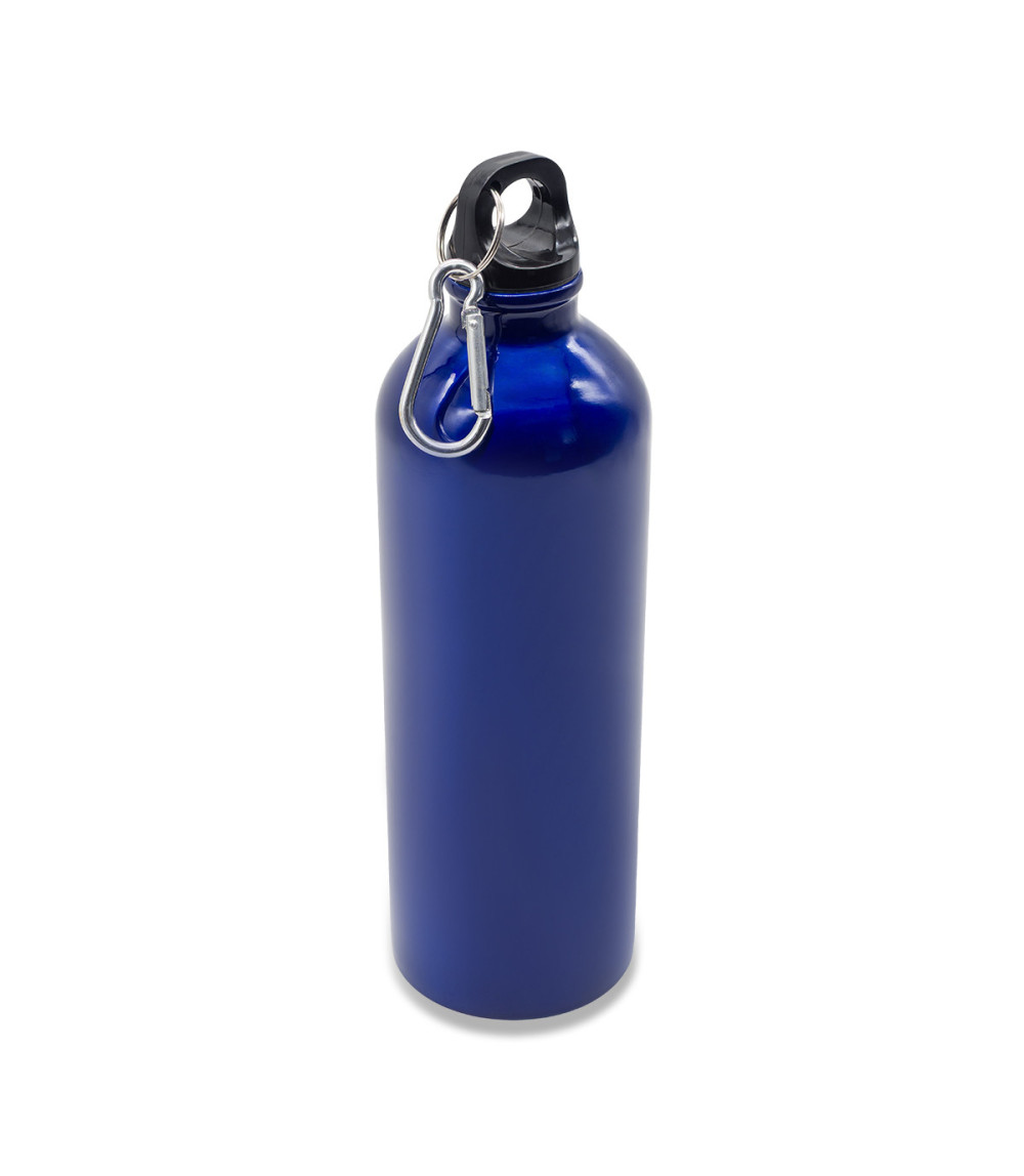 Bidon stalowy Camino 800 ml, niebieski