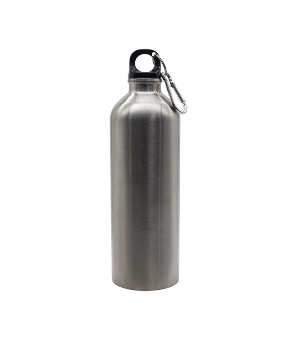 Bidon stalowy Camino 800 ml, srebrny