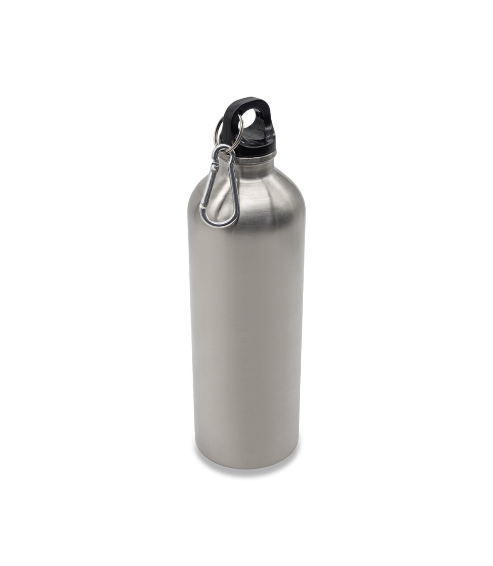 Bidon stalowy Camino 800 ml, srebrny
