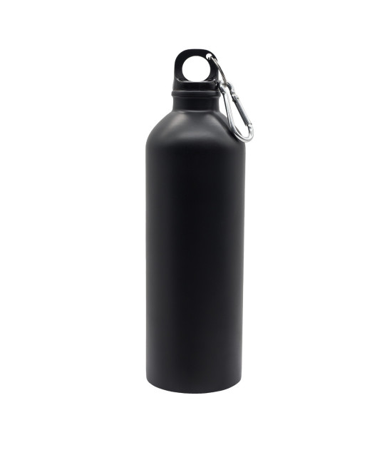 Bidon stalowy Caminos 800 ml, czarny