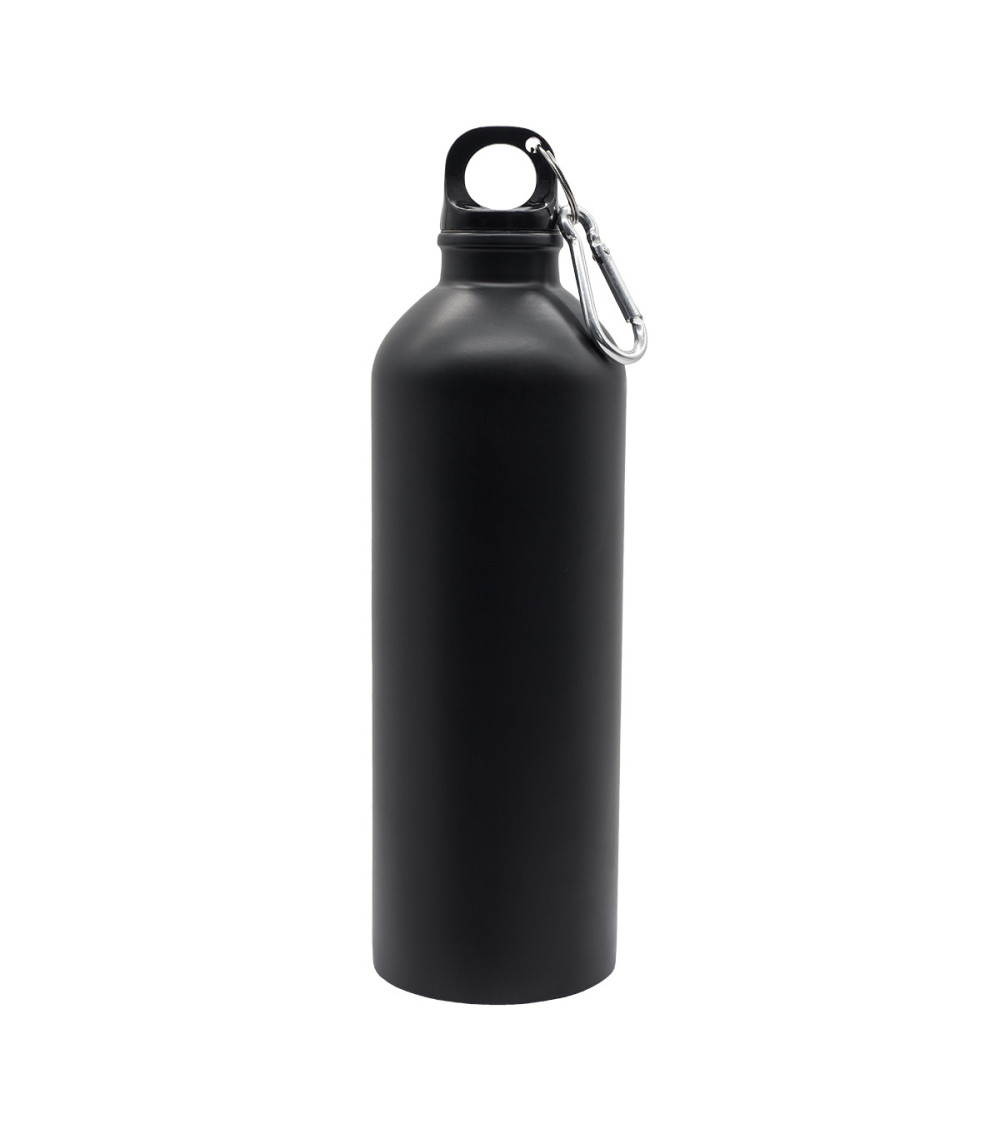 Bidon stalowy Caminos 800 ml, czarny