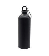 Bidon stalowy Caminos 800 ml, czarny