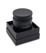 Świeca zapachowa Sandalwood, czarny