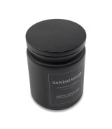 Świeca zapachowa Sandalwood, czarny