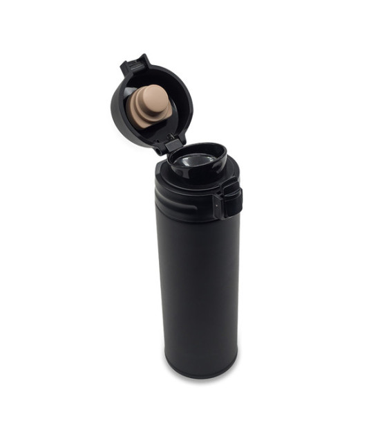 Kubek termiczny Olten 400 ml, czarny