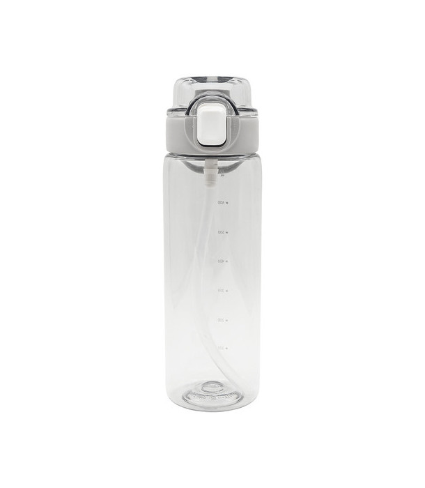 Bidon ze słomką Amad 800 ml, szary